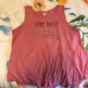 Large pink  old navy tank top